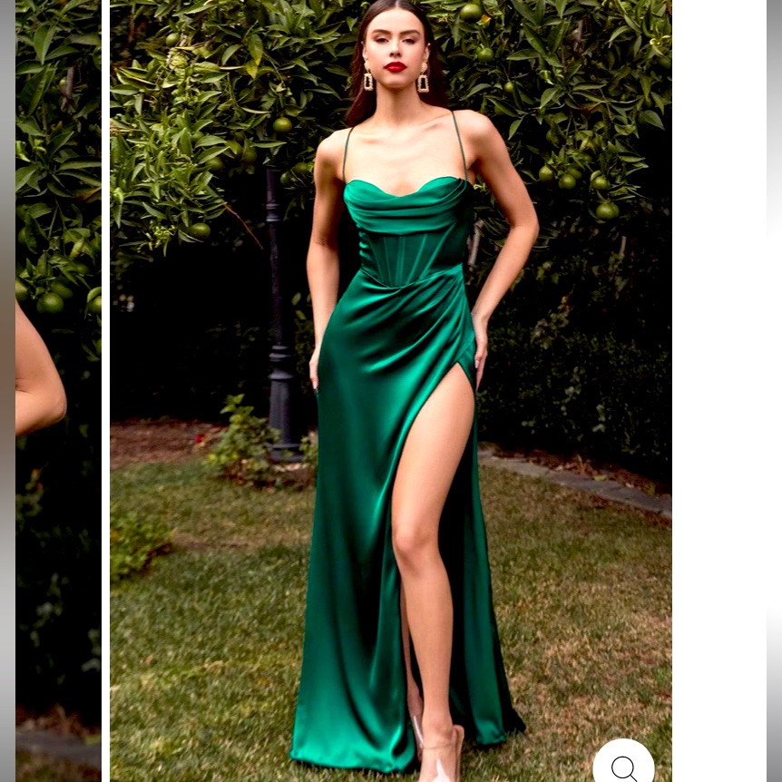 Alamour The Label Emerald Corset Gown Size Xl